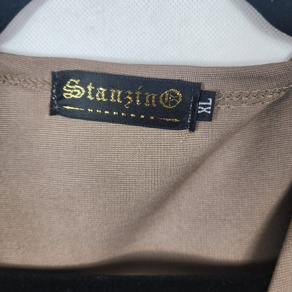 Stanzin Tan Wrap Dress - Picture 3 of 4